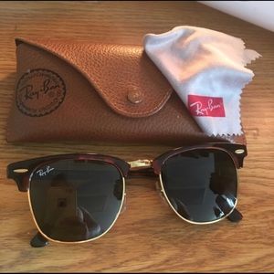 Authentic ray bans club masters